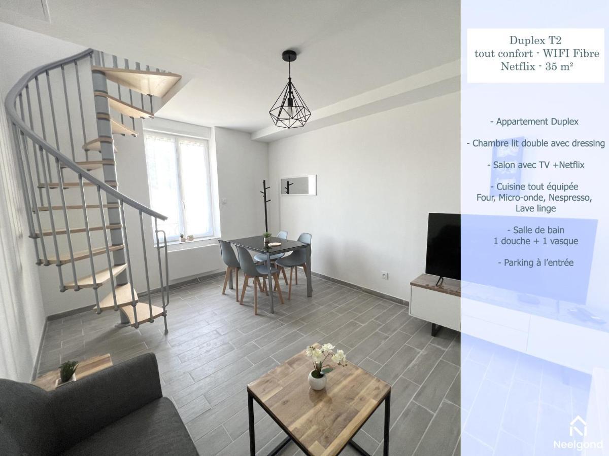 180B - Duplex T2 Tout Confort - Wifi Netflix Ле-Гон-Понтувре Экстерьер фото